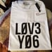 RED Valentino L0V3 Y06 Monochrom Shirt L