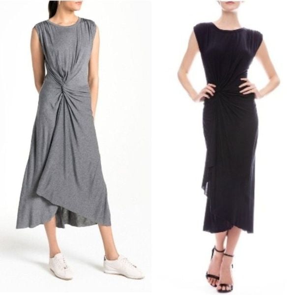 A.L.C. Emilie Midnight Blue Jersey Midi Dress size S New With Tags NWT