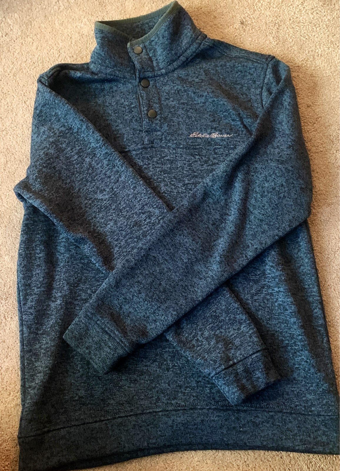 eddie bauer Fleece jacket mock pullover