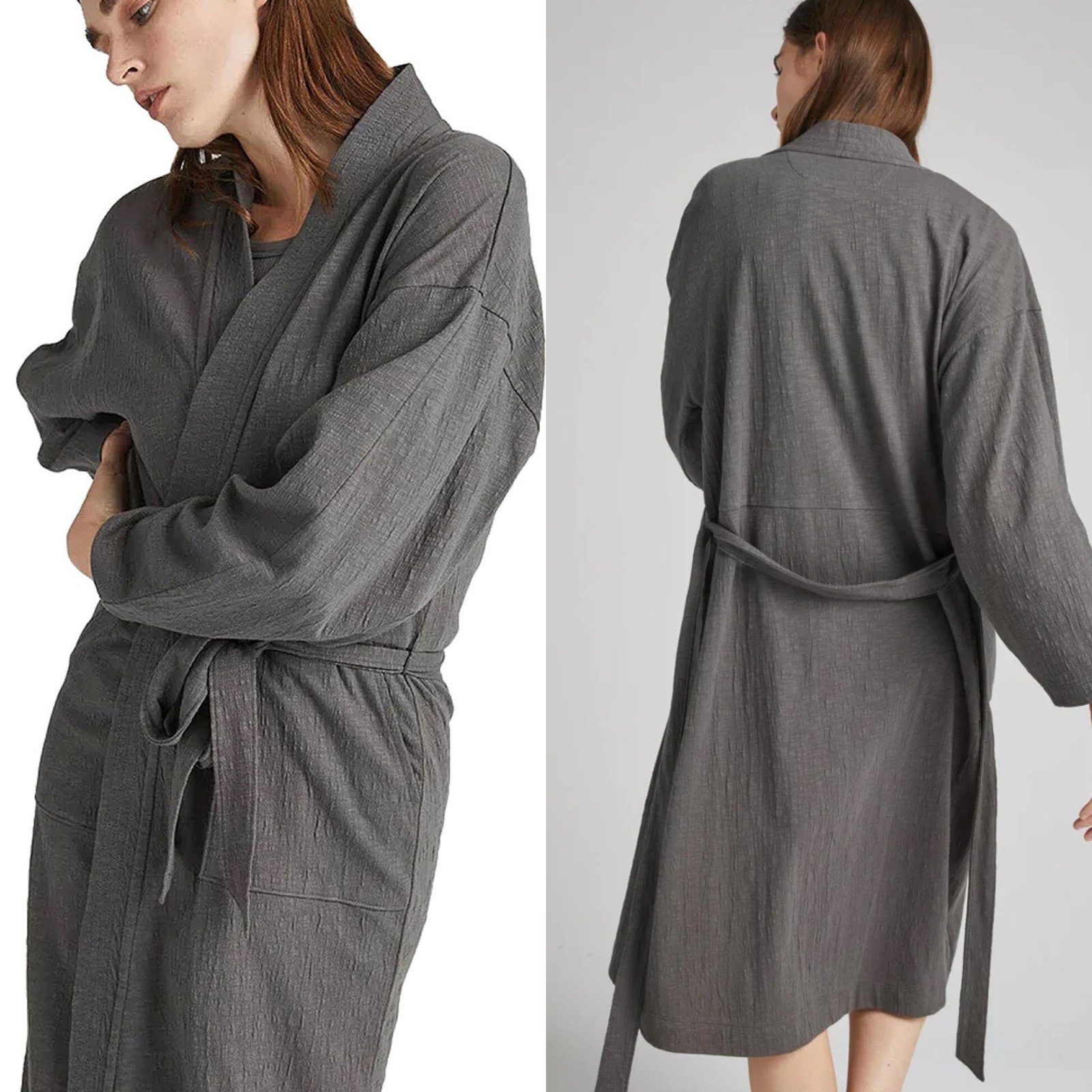 Richer Poorer Cloud Weave Robe Coat