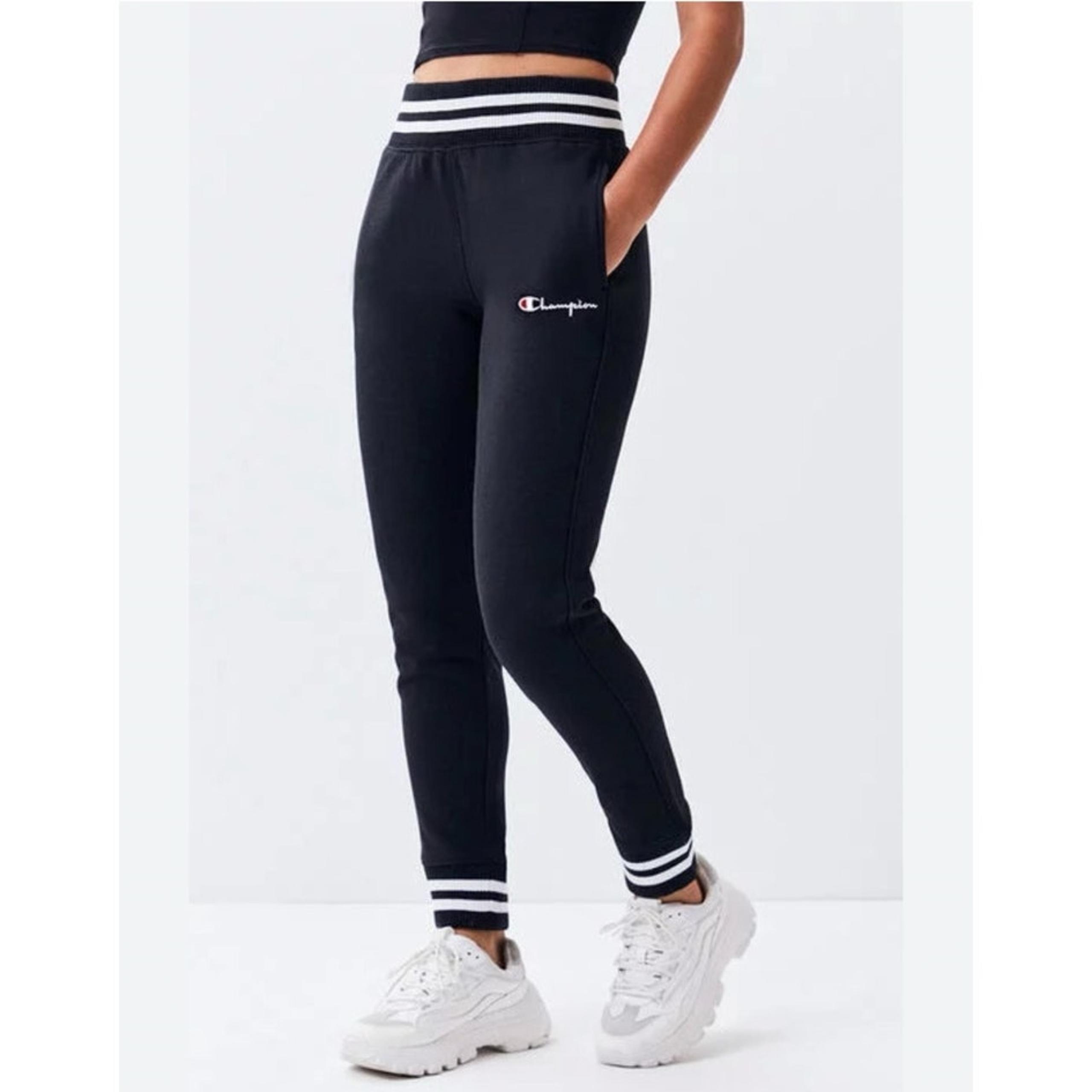 Champion Black and White Joggers - Small