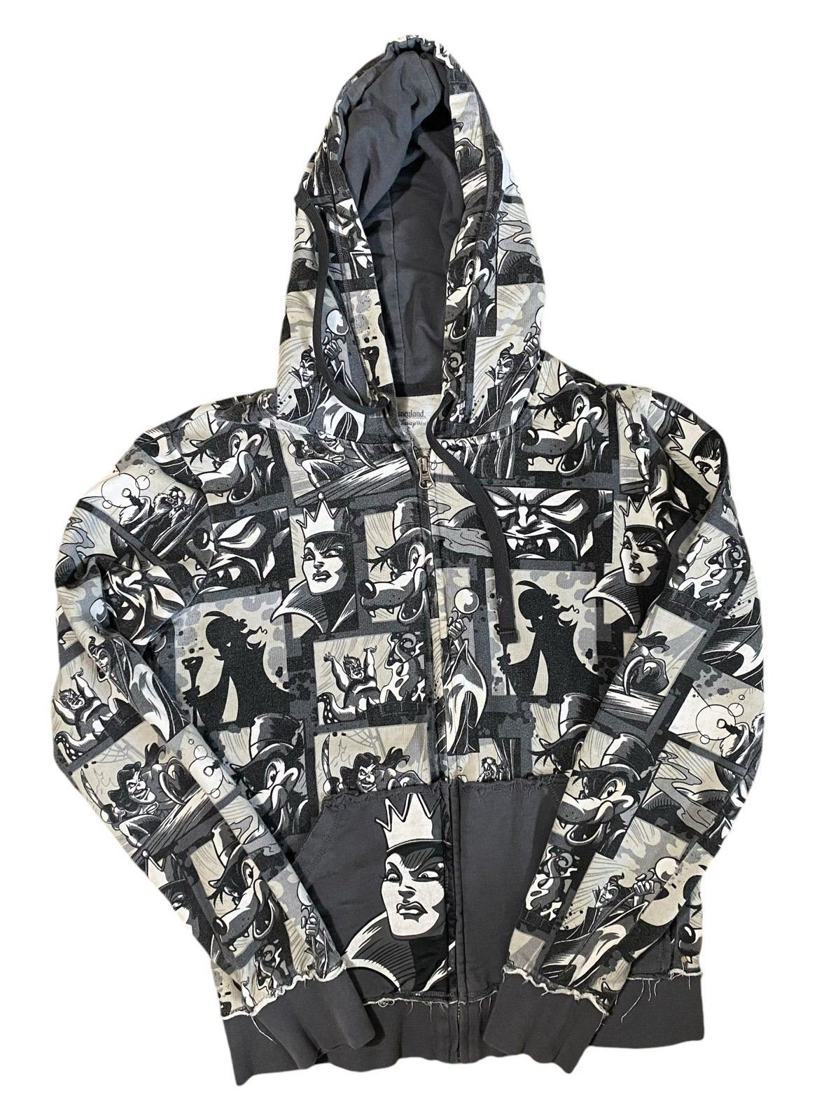 Disney Villains womens zip up hoodie