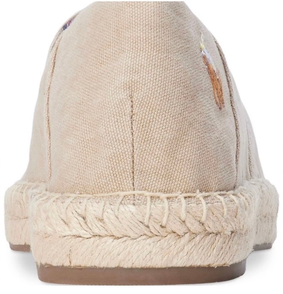 Polo Ralph Lauren's Cevio Washed Canvas Espadrille All Sizes