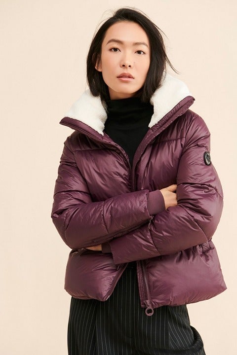 Noize Plum Felicia Puffer
