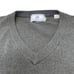 Southern Tide Charcoal Gray 100% Cotton V-Neck Pullover Sweater