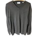 Southern Tide Charcoal Gray 100% Cotton V-Neck Pullover Sweater