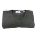 Southern Tide Charcoal Gray 100% Cotton V-Neck Pullover Sweater