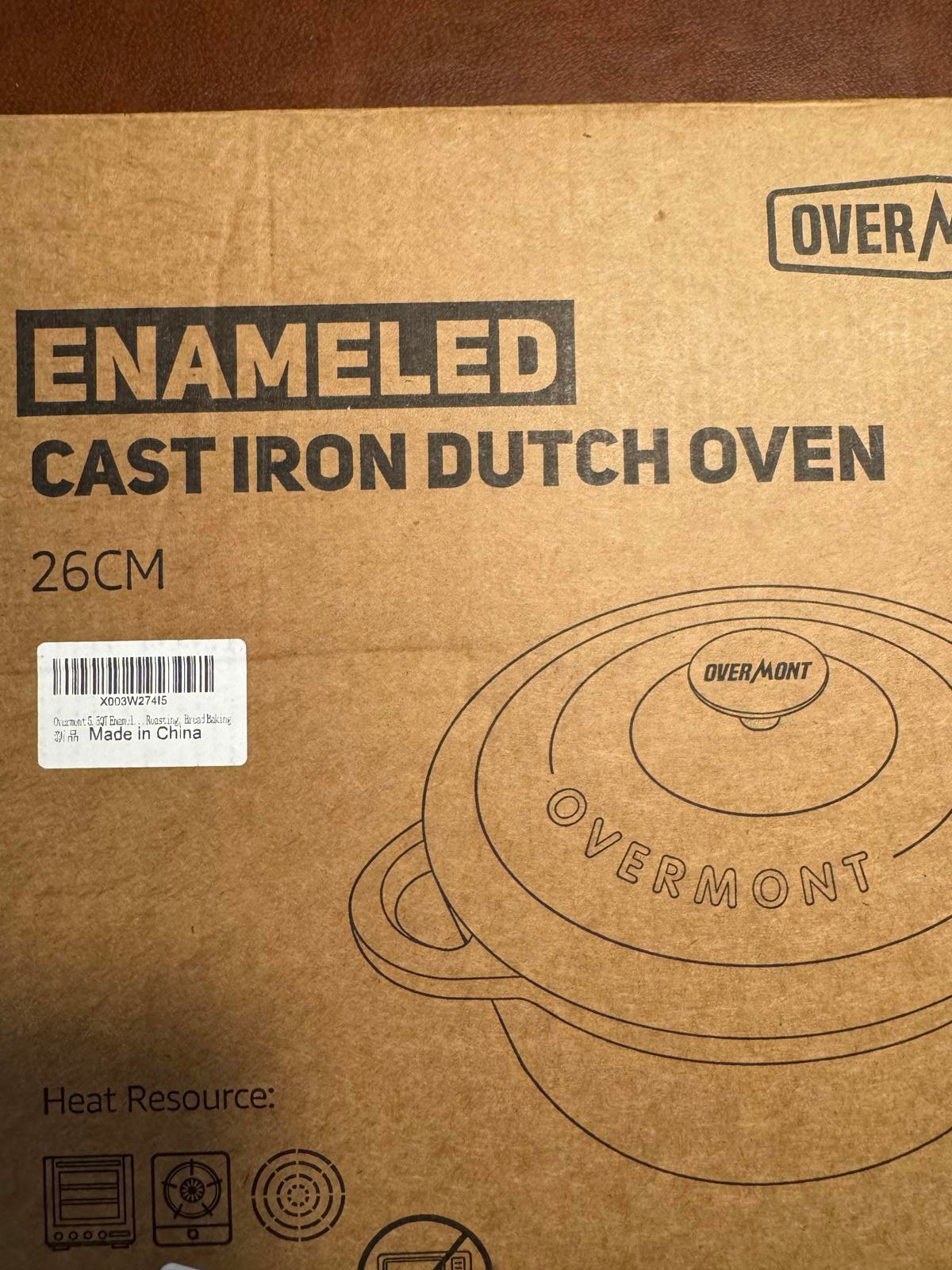 Cast iron Dutch oven 5.5 ct