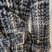Moda International Pink, Blue and Black Houndstooth Wool Blend Belted Coat