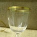 Vintage Imperial Gold Trim Wine Glass Set of 4