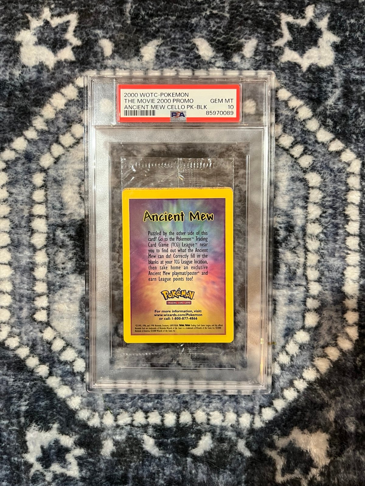 Ancient Mew PSA 10 Cello Slab 2000 MOVIE PROMO Pokemon