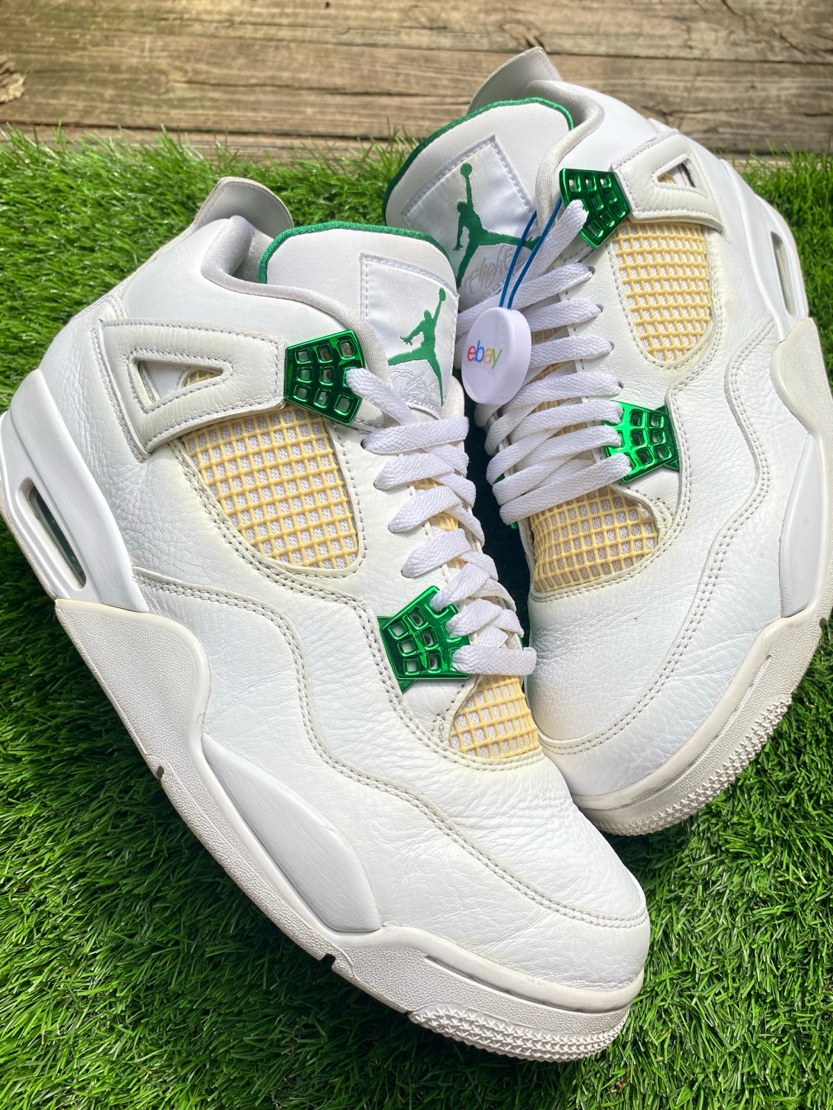 Size 12 - Jordan 4 Retro Metallic Green
