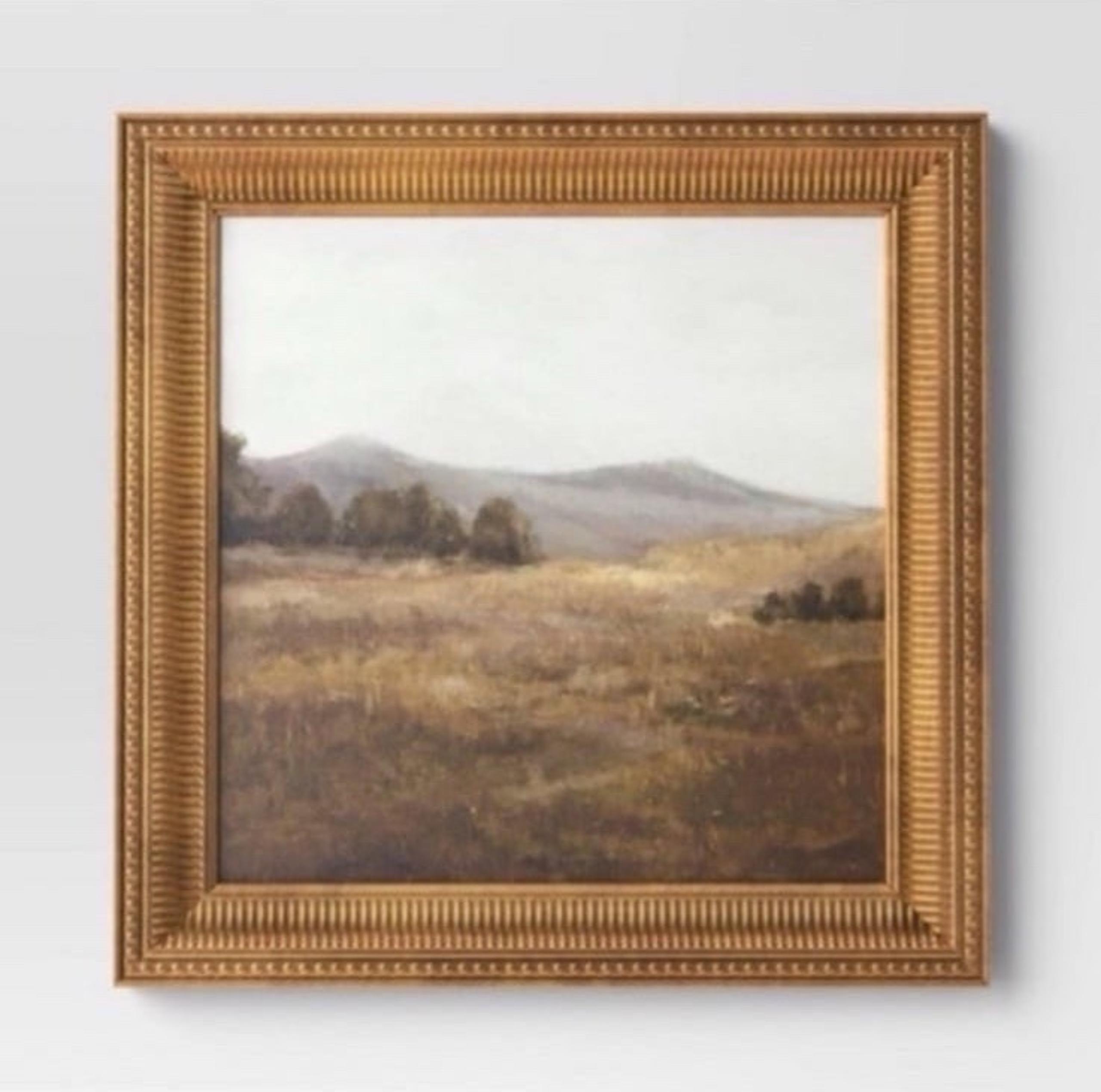 Threshold 12" x 12" Prairie Land Framed Canvas