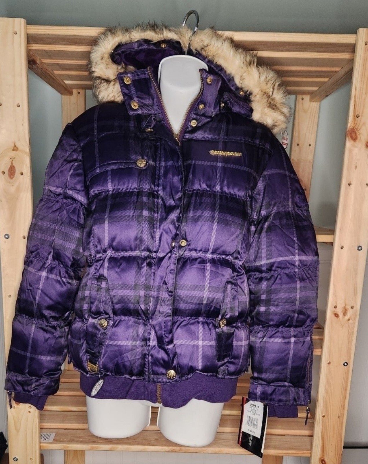 New w tags 120 girls youth size L 14 warm winter coat by ZeroXposur