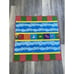 DR SEUSS one fish two red fish blue fish QUILTED BLANKET LAP QUILT 37”x37”