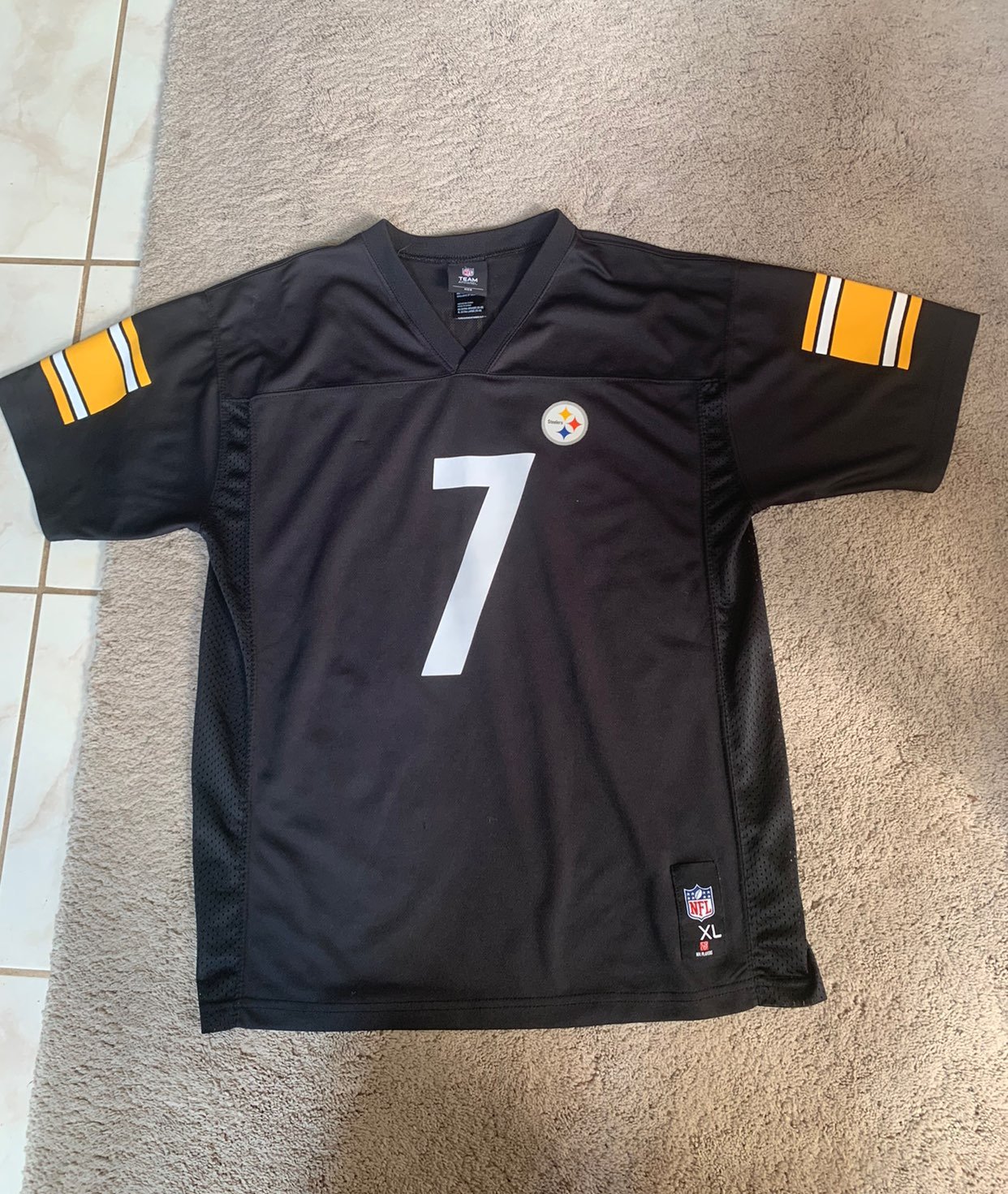 Kids XL Ben Roethlinsbeger Steelers Jersey