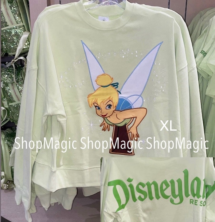 Disney Parks Disneyland Tinker Bell Pullover XL
