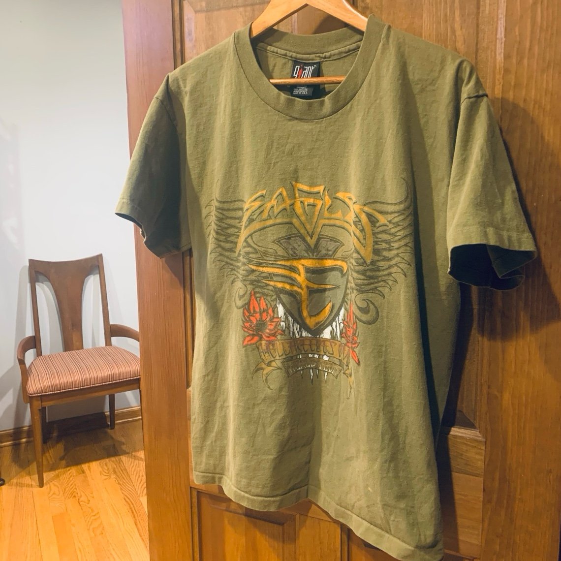 VINTAGE 90’s GIANT by Anvil EAGLES Hell Freezes Over Tour Band T-Shirt