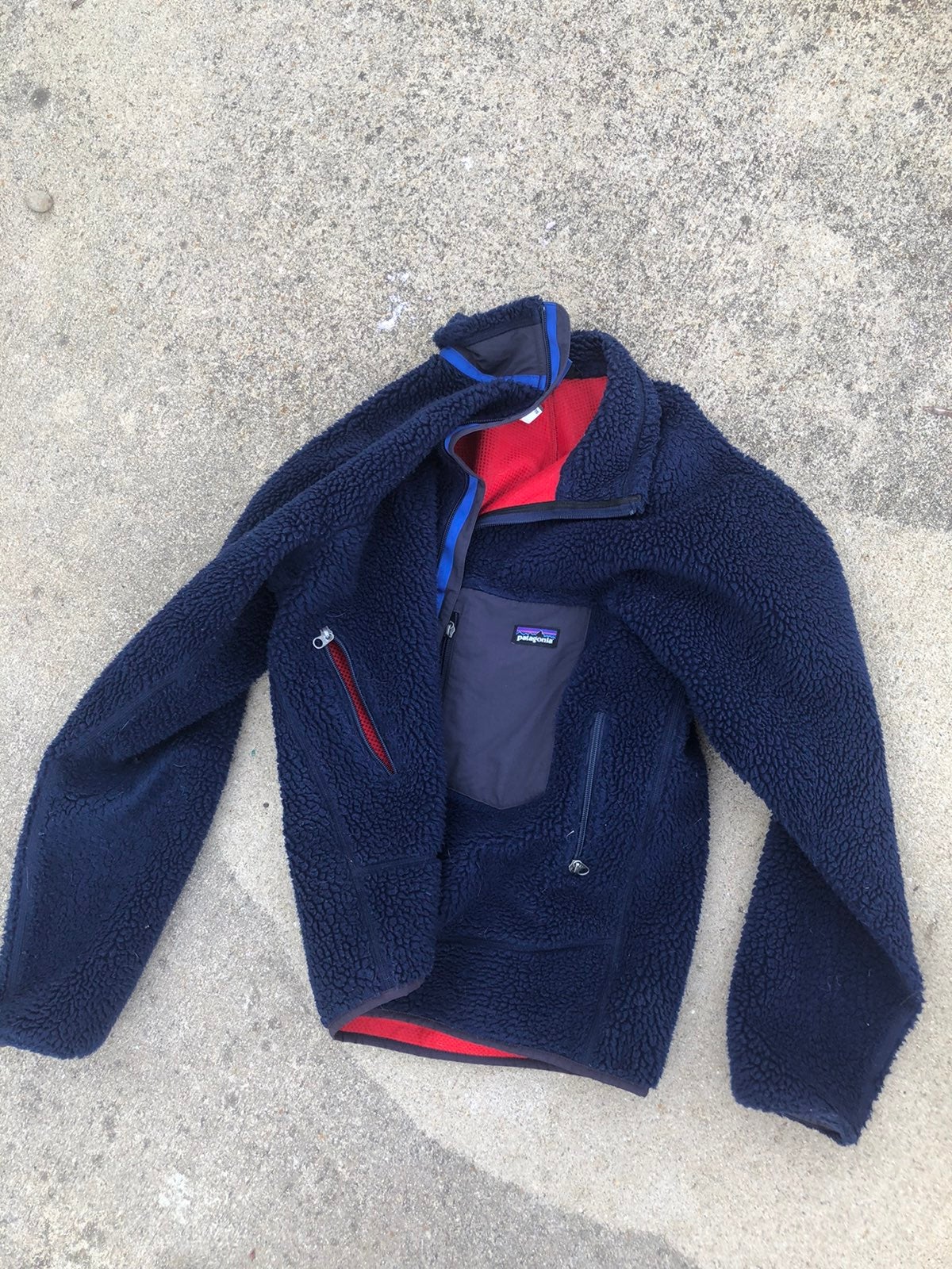 Patagonia fleece zip up jacket