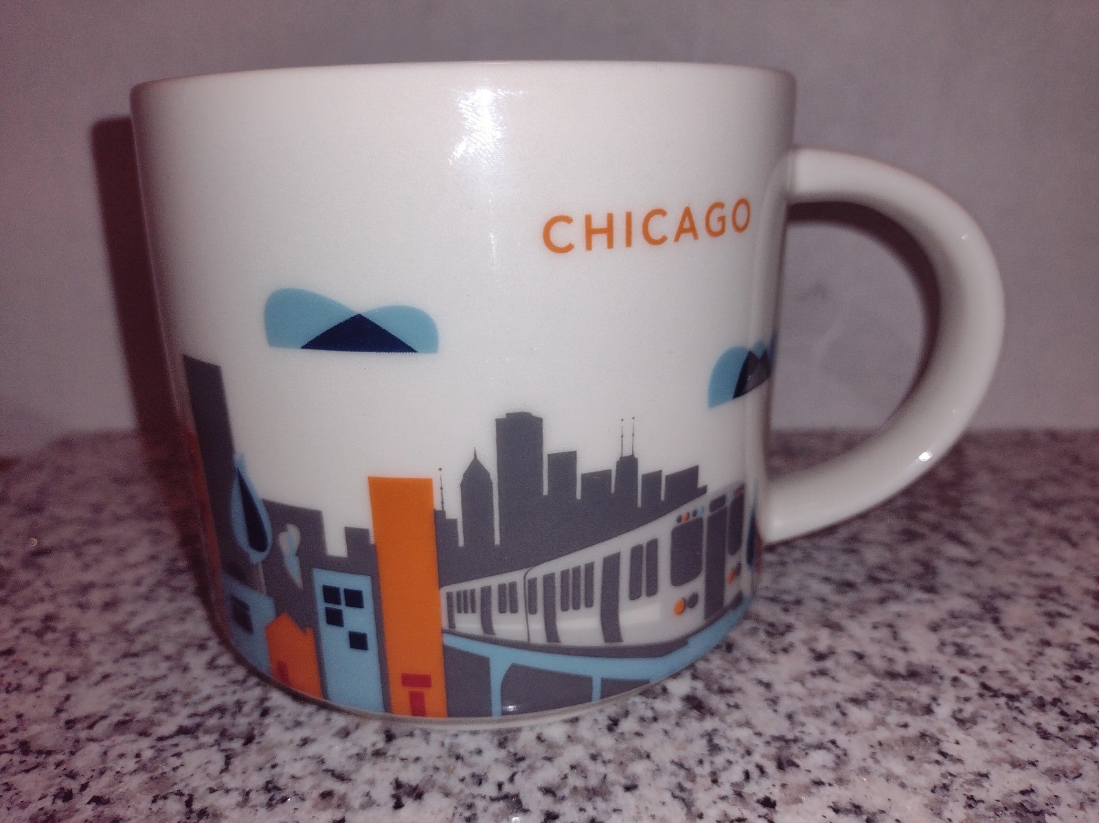 Starbucks You Are Here Collection (CHICAGO) 2017 Collectible Mug 14 Oz.
