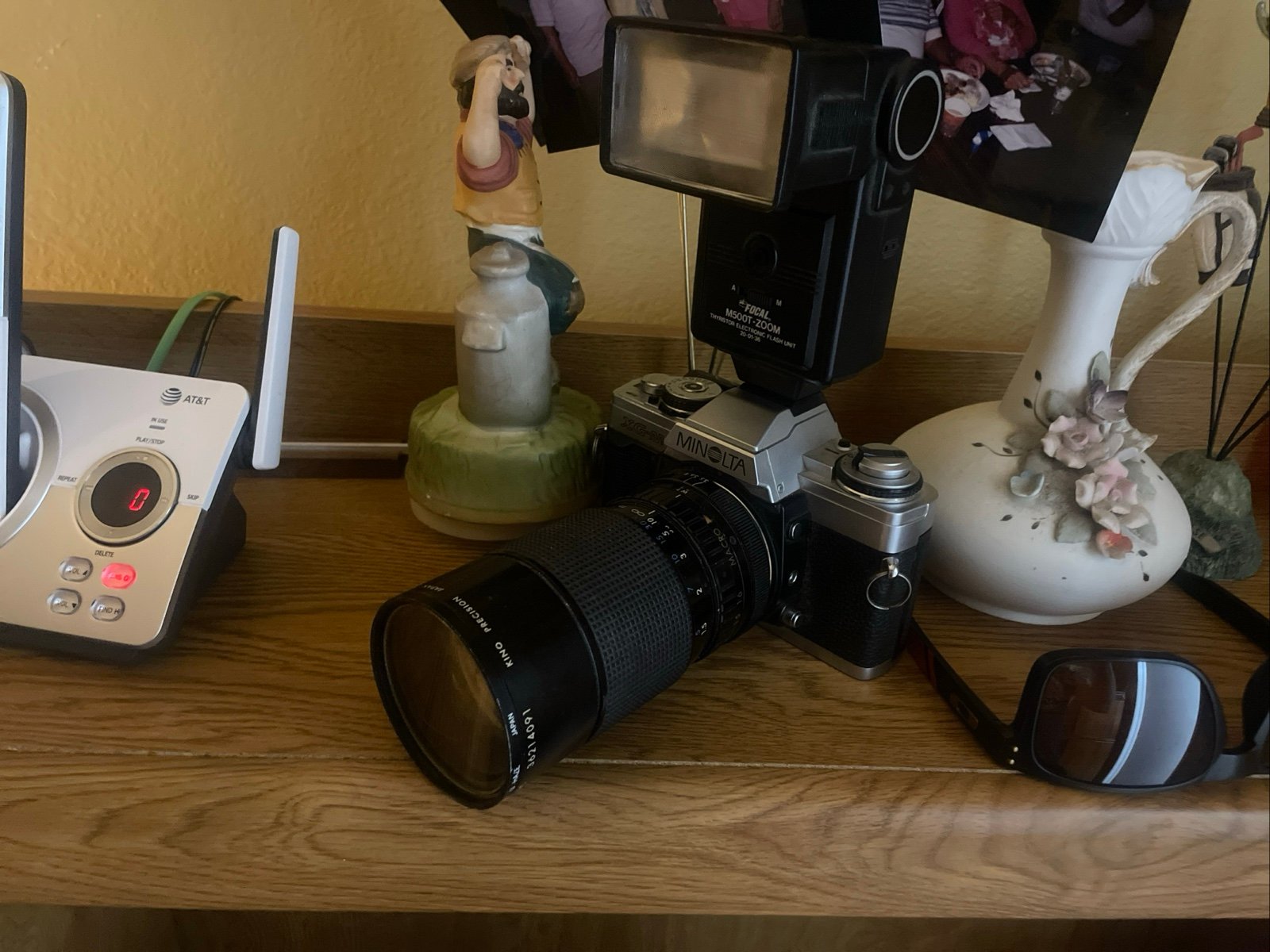 Vintage minolta camera kit w/film