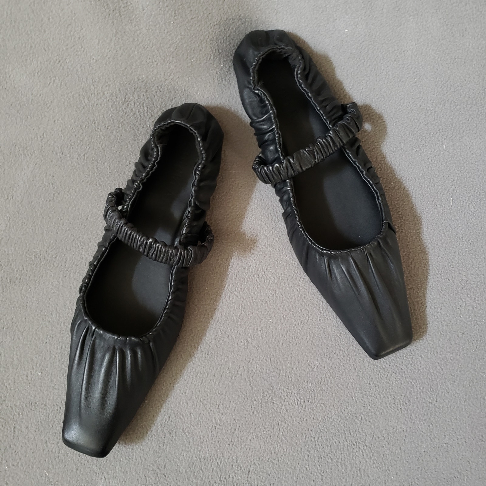 Studio Amelia Zadie Ballet Flats Black Sz 40/10 SAML-WZ8 Capsule Wardrobe Shoes