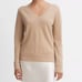 Vince Weekend Cashmere V-Neck Sweater Women's Camel Size: Large MSRP 325.00