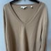 Vince Weekend Cashmere V-Neck Sweater Women's Camel Size: Large MSRP 325.00