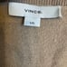 Vince Weekend Cashmere V-Neck Sweater Women's Camel Size: Large MSRP 325.00