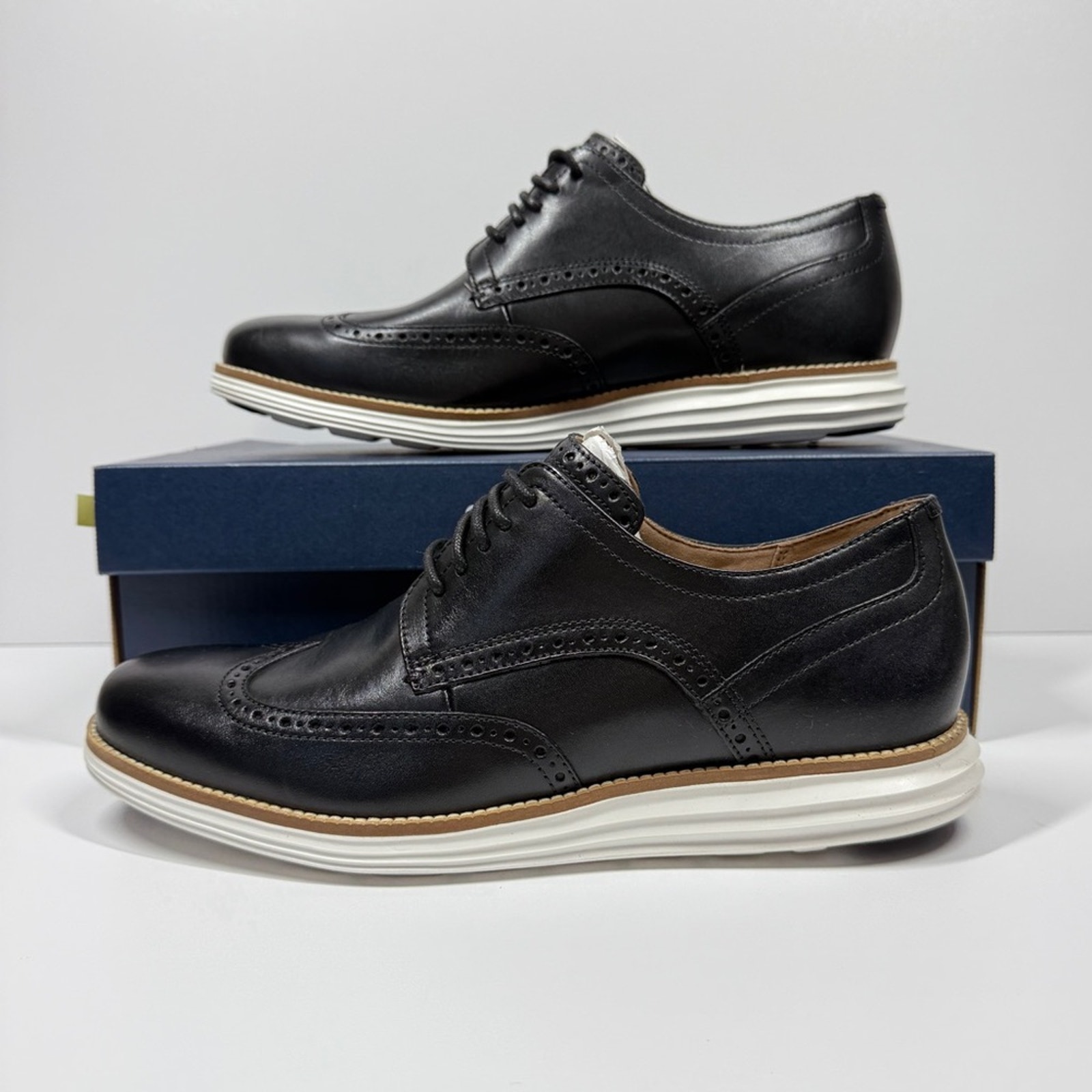NIB • Cole Haan Men's ØriginalGrand Remastered Wingtip Oxfords Size 10.5