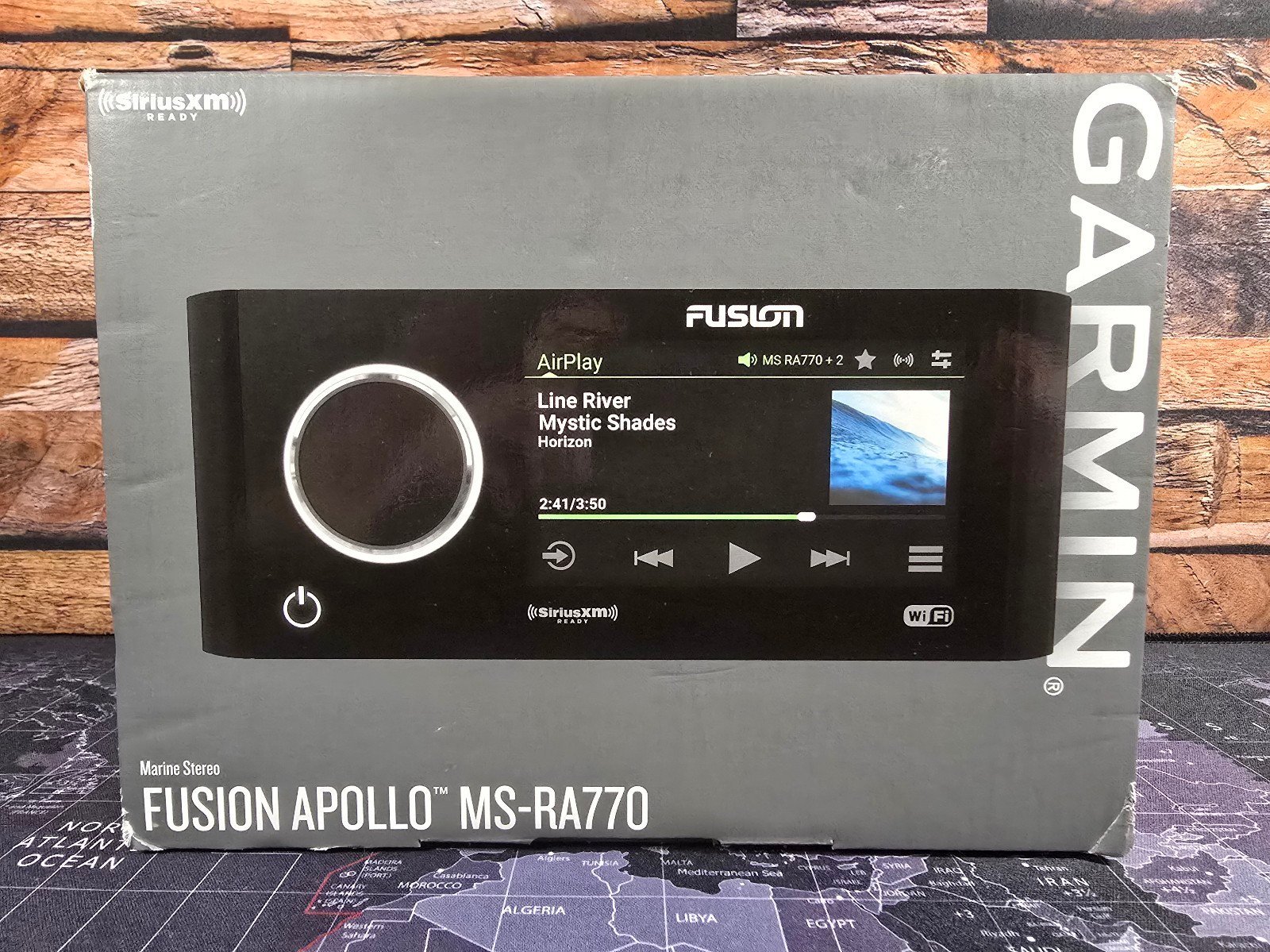 New! Garmin Fusion Apollo MS RA770 Black Marine Stereo with Wi Fi and AirPlay 2