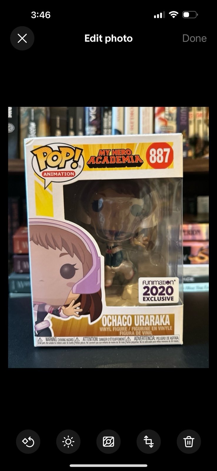 FUNKO POP! My Hero Academia Ochaco Uraraka #887 Funimation 2020 Exclusive