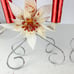 Vintage Christmas Candelabra Light Electric Candle Red White Poinsettia Retro
