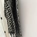 Chevron wrap fringed shawl / ruana