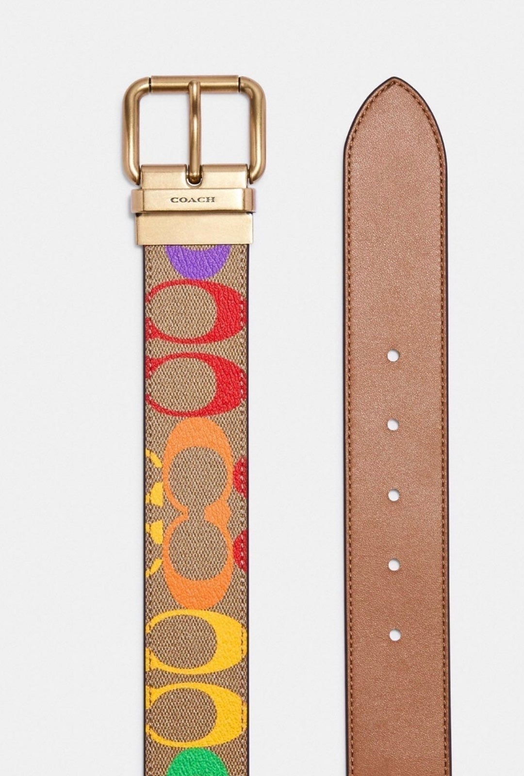 Coach Roller Buckle Cut To Size Reversible Belt In Rainbow Signature Canvas, 38 - www.vitorcorrea.com Coach Roller Buckle Cut To Size Reversible Belt In Rainbow Signature Canvas, 38 - www.vitorcorrea.com