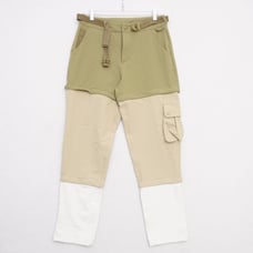 Outdoor Voices Mens RecTrek Mens Zip Off Pants Convertible Green Nylon Medium