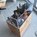 Custom made Rolling Bar cart