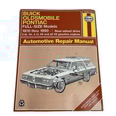 Haynes Repair Manual BUICK OLDSMOBILE PONTIAC Full Size Models 1970 - 1990