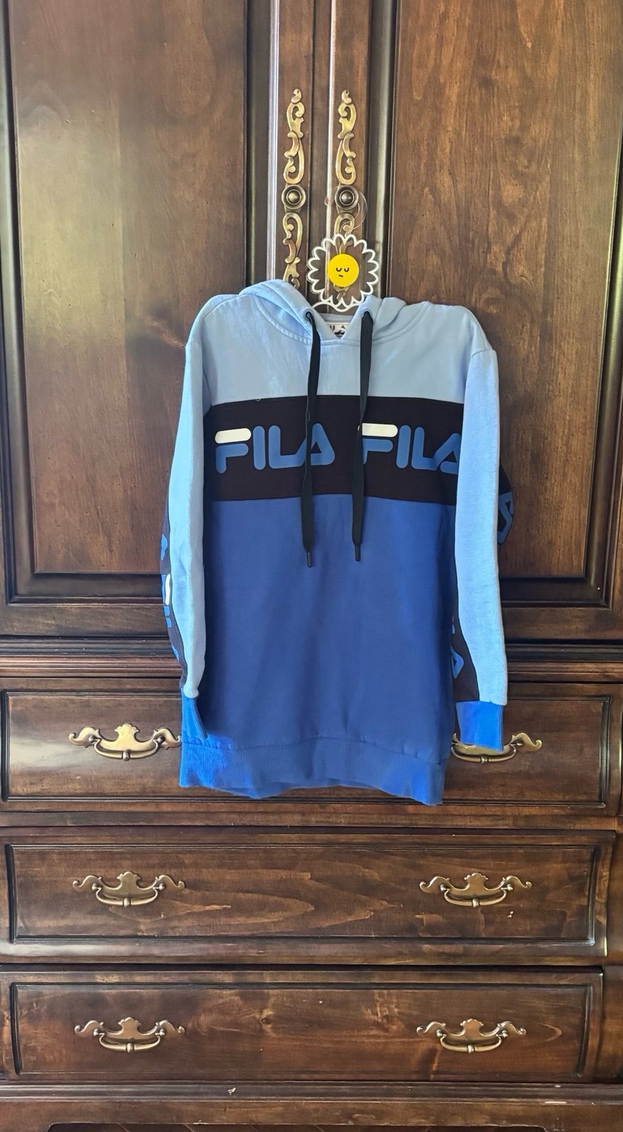 Fila Hoodie size:xs blue