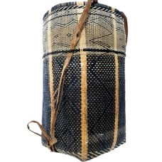 Borneo Handwoven Rattan Backpack Basket