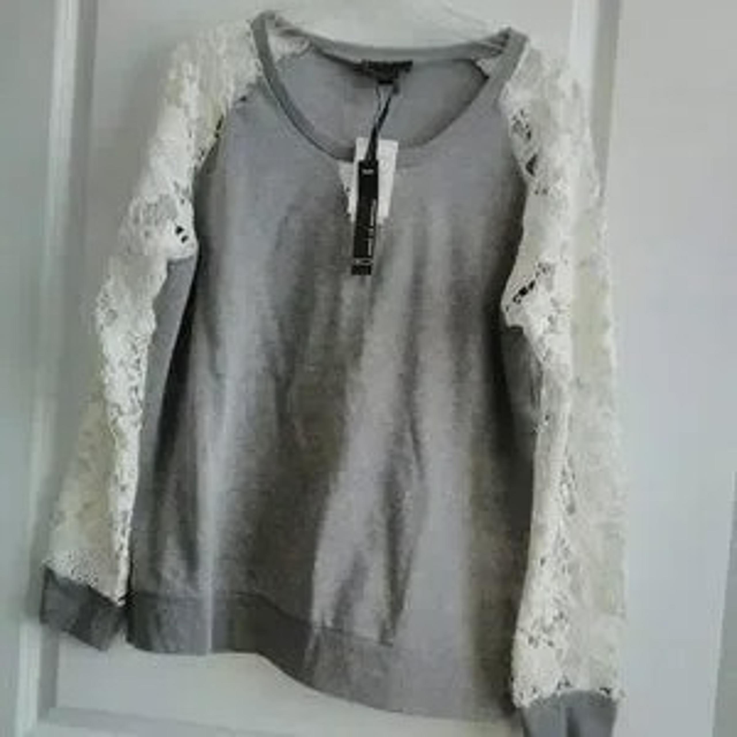 I Jeans by Buffalo Long Sleeve Lace Tee- NWT- XL