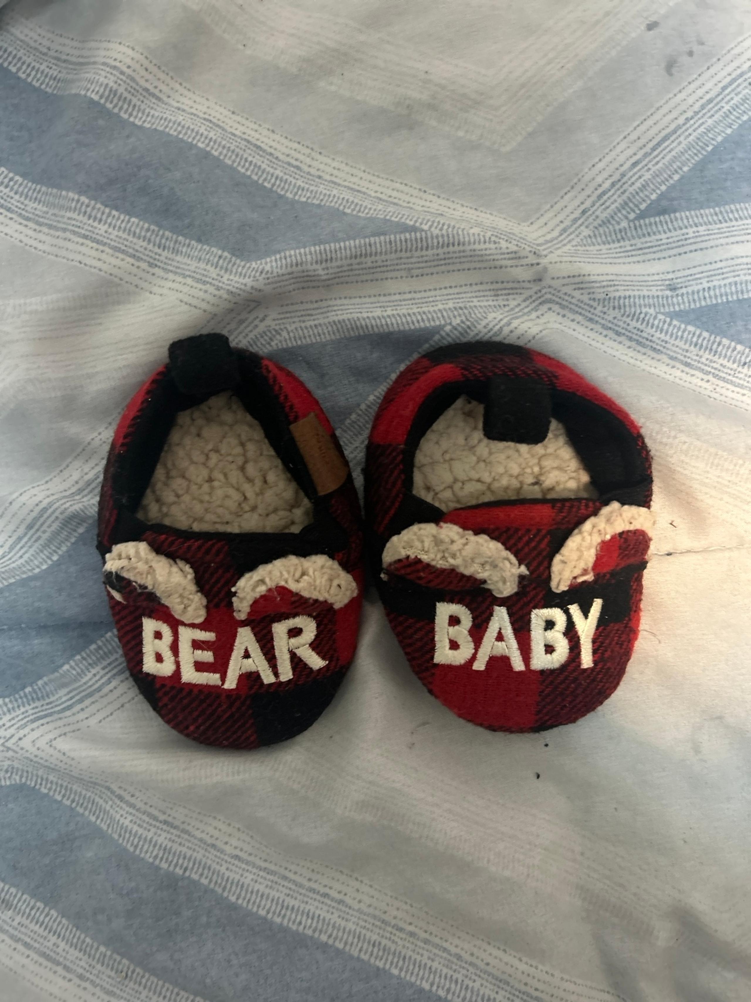 DearFoam Baby Bear Slippers Sz: 1/2