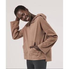Pact Brown Oversized Hoodie