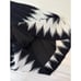 ALLISON NEW YORK Womens Zigzag Dress Black & White Off The Shoulder Midi Size L