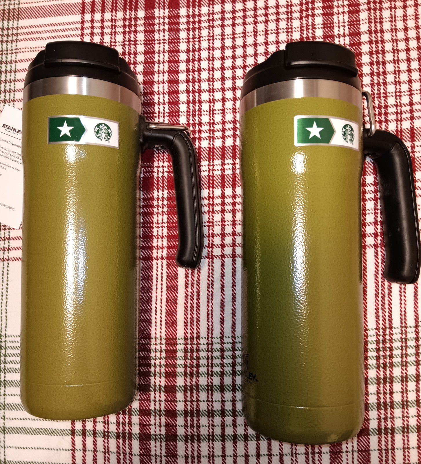 2 Starbucks Military tumblers