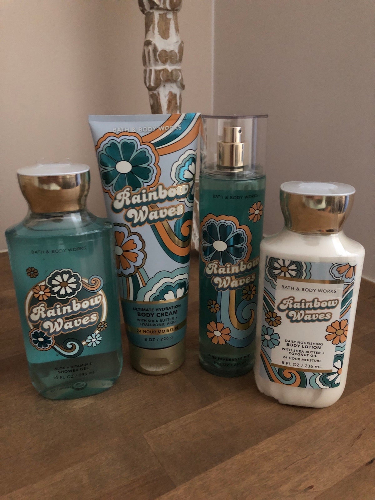 Bath and Body Works Rainbow Waves Set