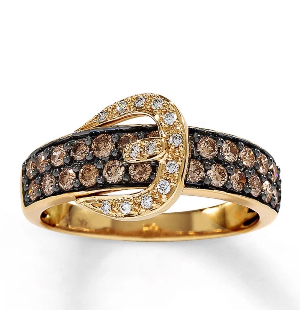 Le Vian Chocolate Diamond Buckle Ring