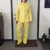 70s Hand Made Yellow Leisure Suit