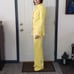 70s Hand Made Yellow Leisure Suit