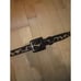 Ann Taylor genuine leather calf hair leopard print skinny belt medium